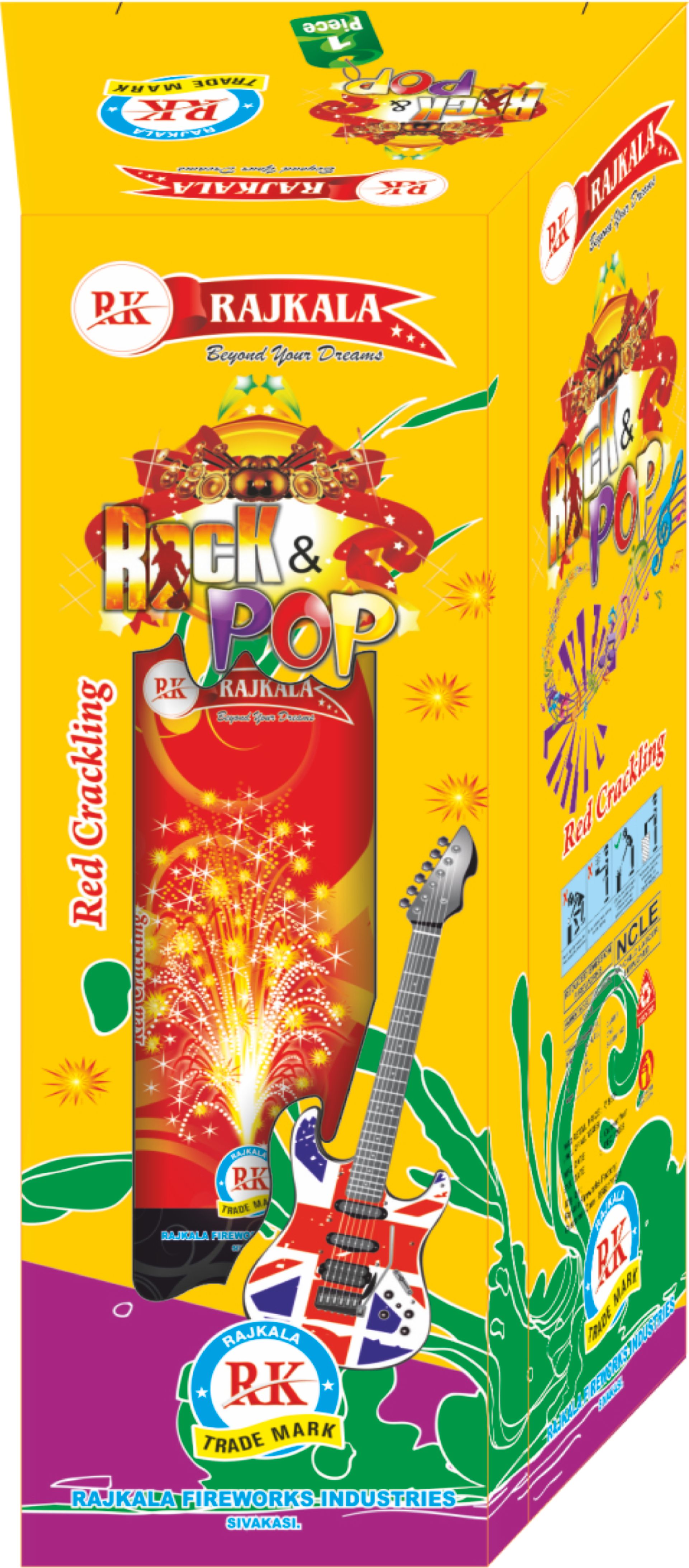 Rock & Pop (red & crackling)
