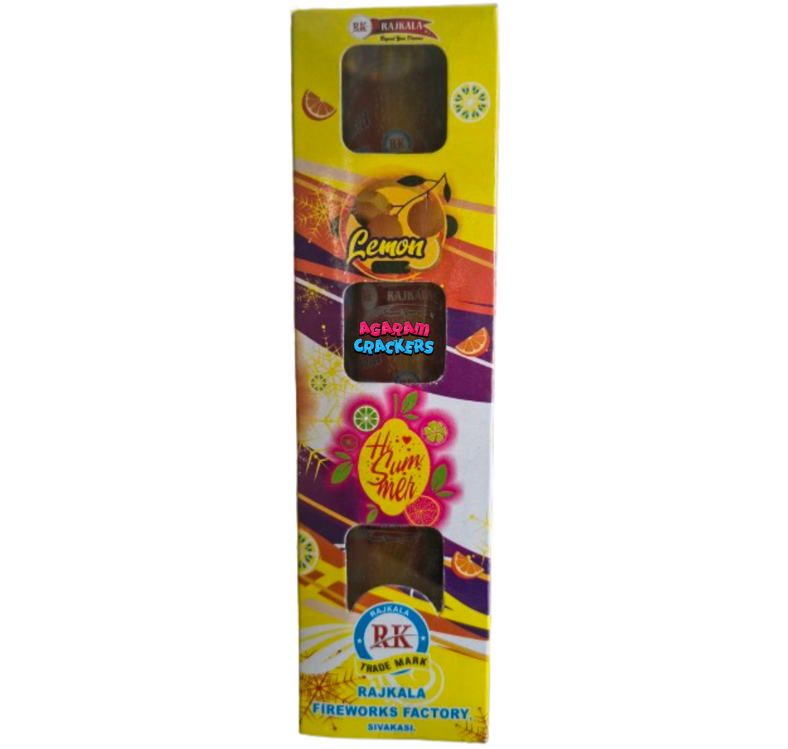 Lemon (gold crackling)(3 Pcs)