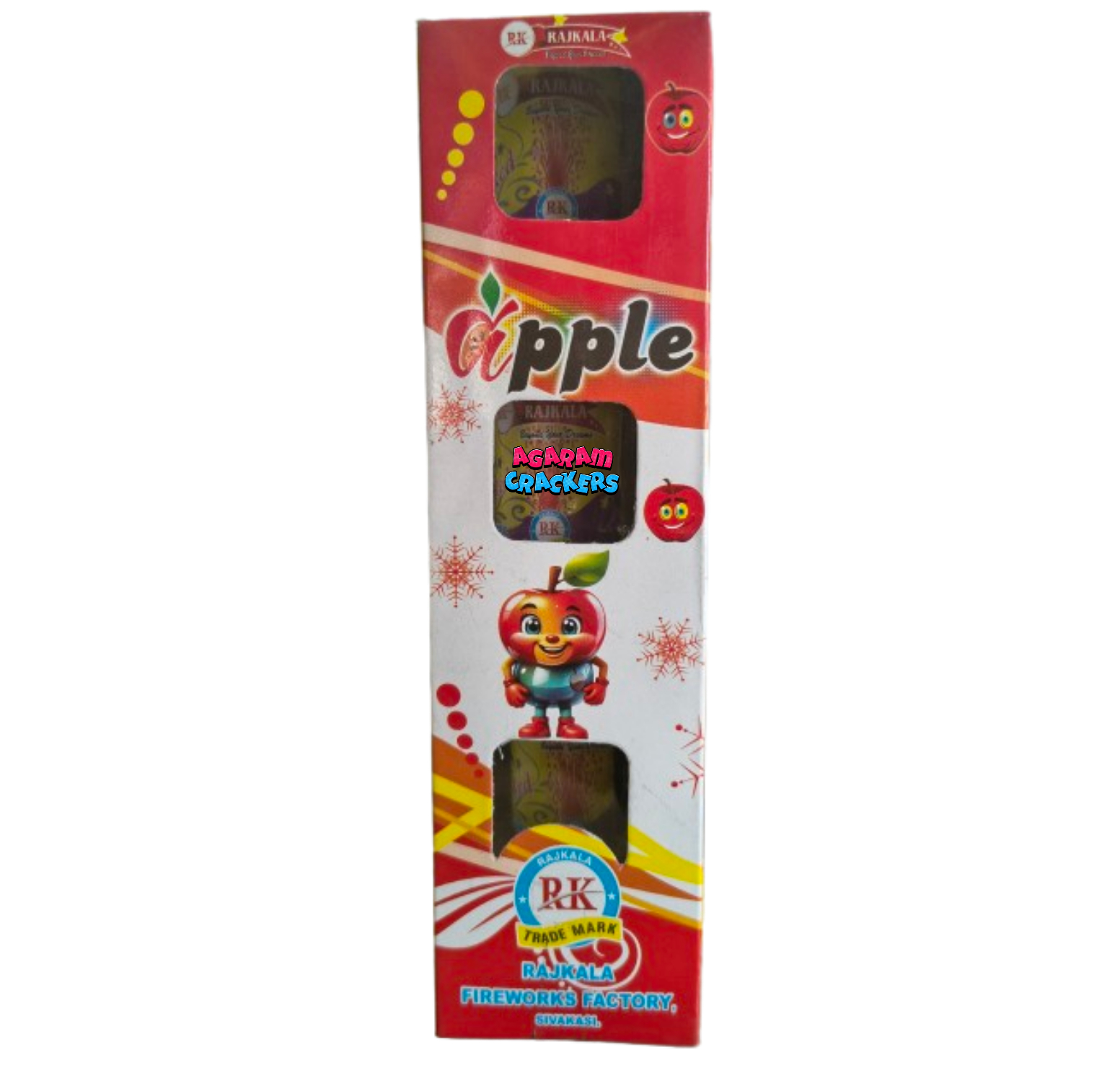 Apple (red crackling)(3 Pcs)