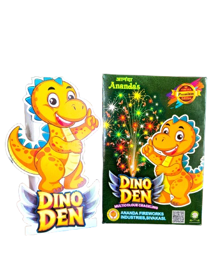 Dino Den (4 steps multicolor crackling toy fountain)