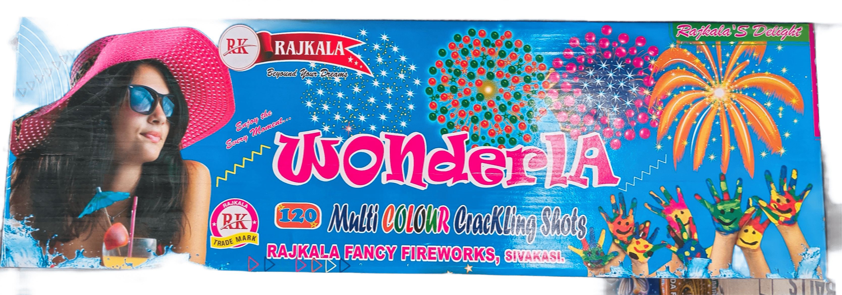 120 Shots (multicolor & crackling)