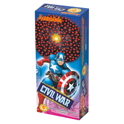 4" Civil War (red zone)(2pcs)