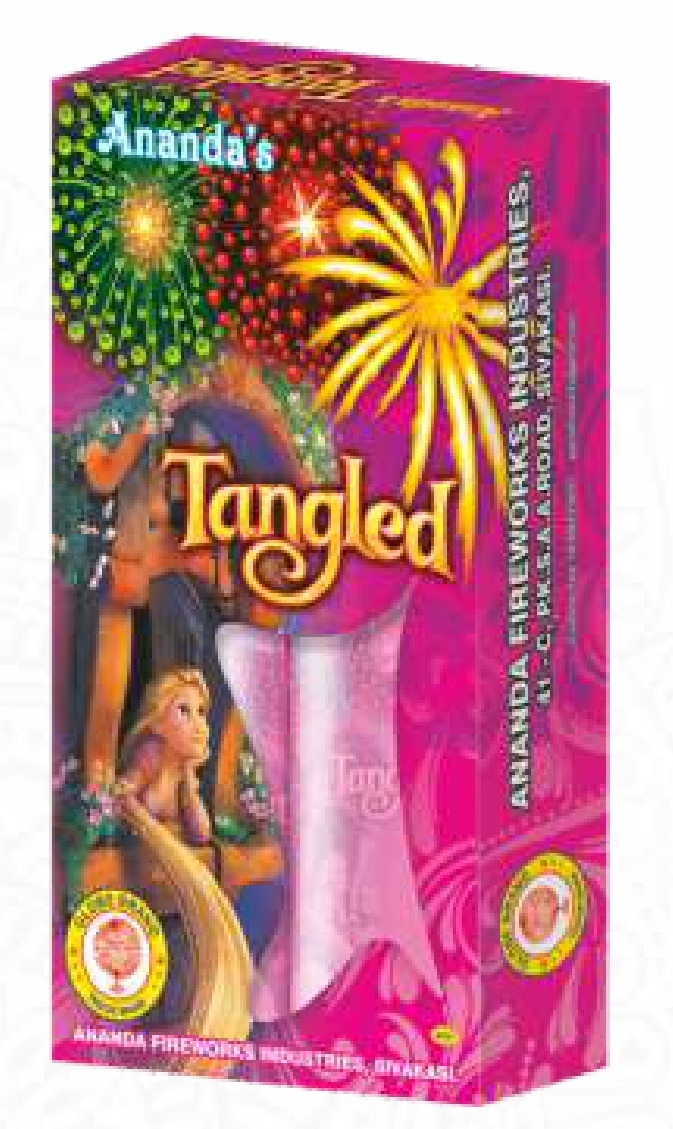 2.5" Tangled (red,green,palmtree)(3pcs)